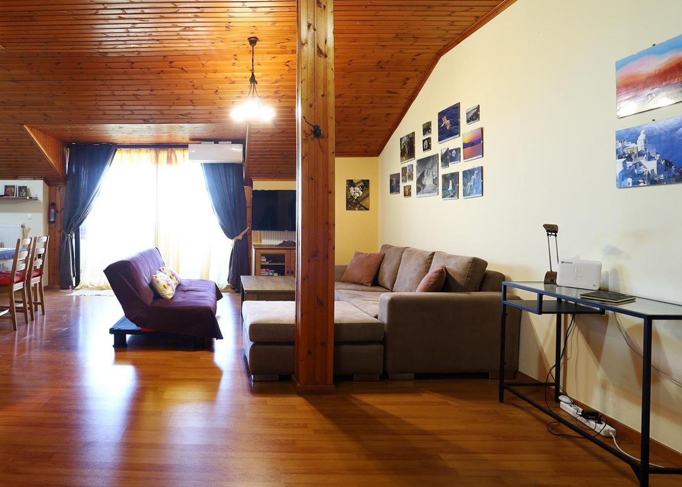 Ferienwohnung Panoramaloft - Quality, View, Sea & Mountain Litochoro Exterior foto